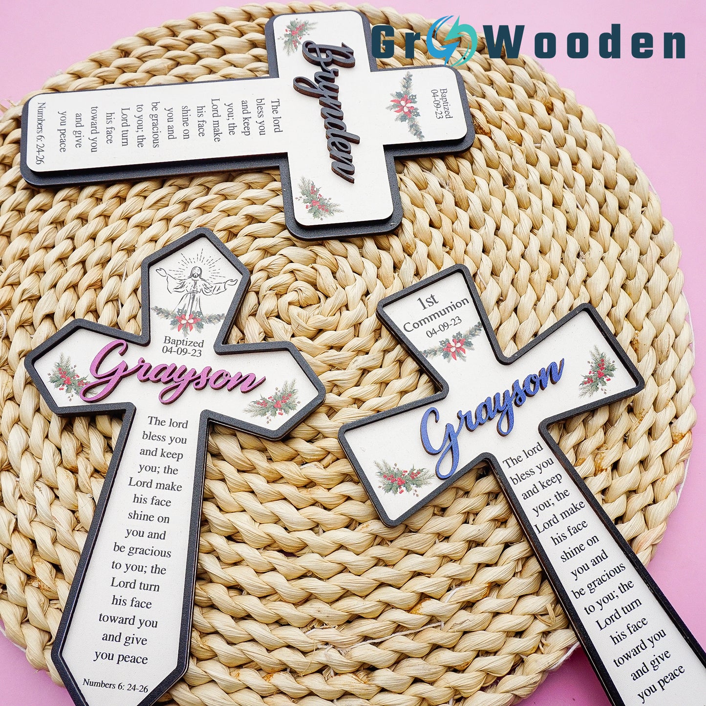 Baptism Gifts, Personalized Baptism Cross, Christening Gift for kids