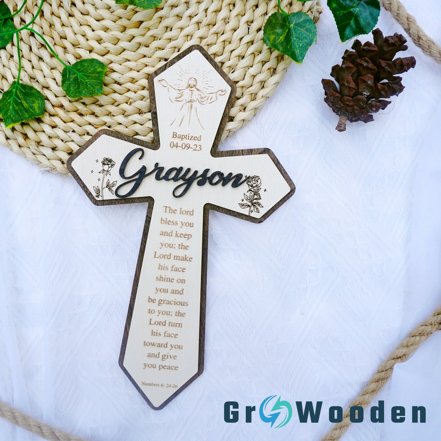 Custom Baptism Gift, Christening Gift for kids