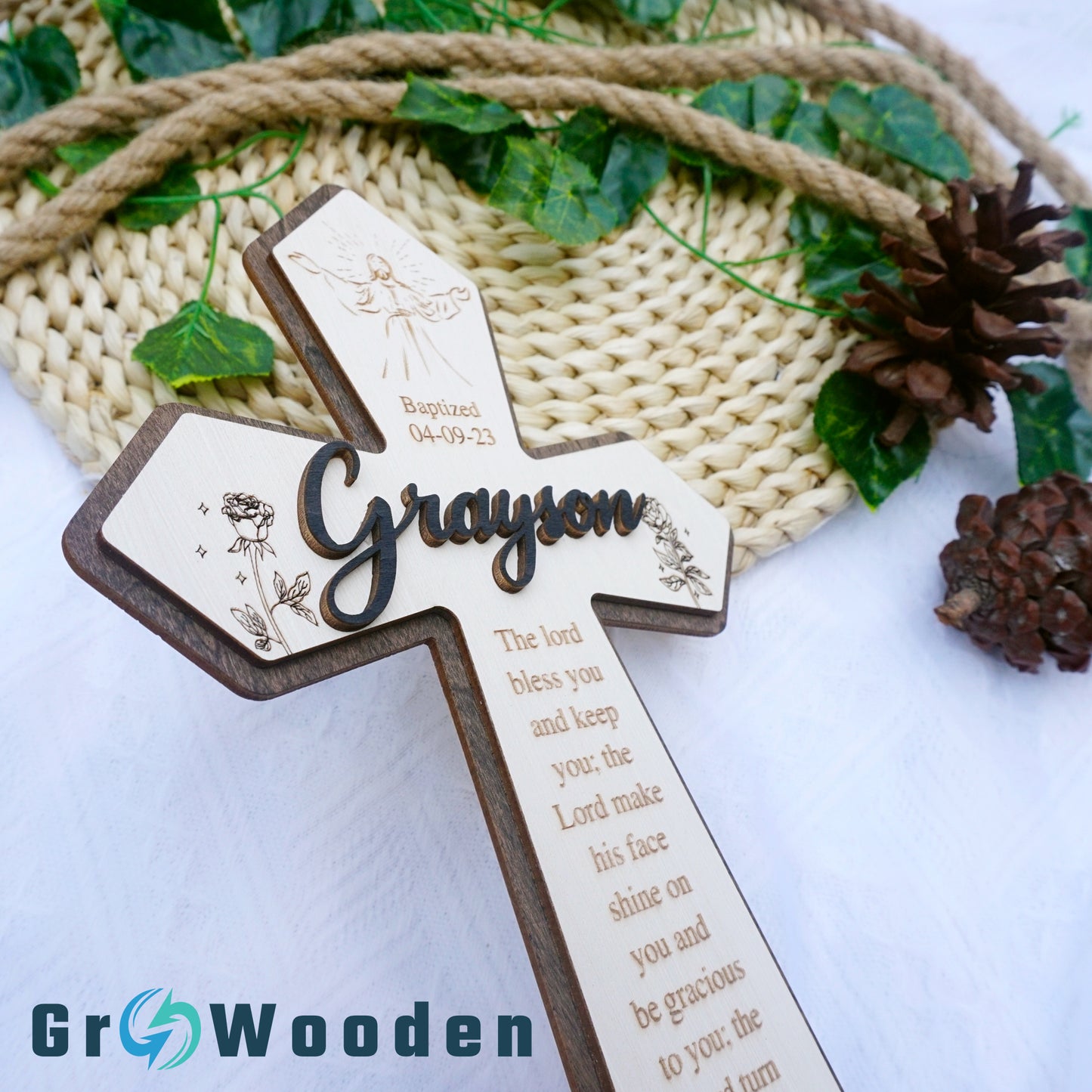 Custom Baptism Gift, Christening Gift for kids