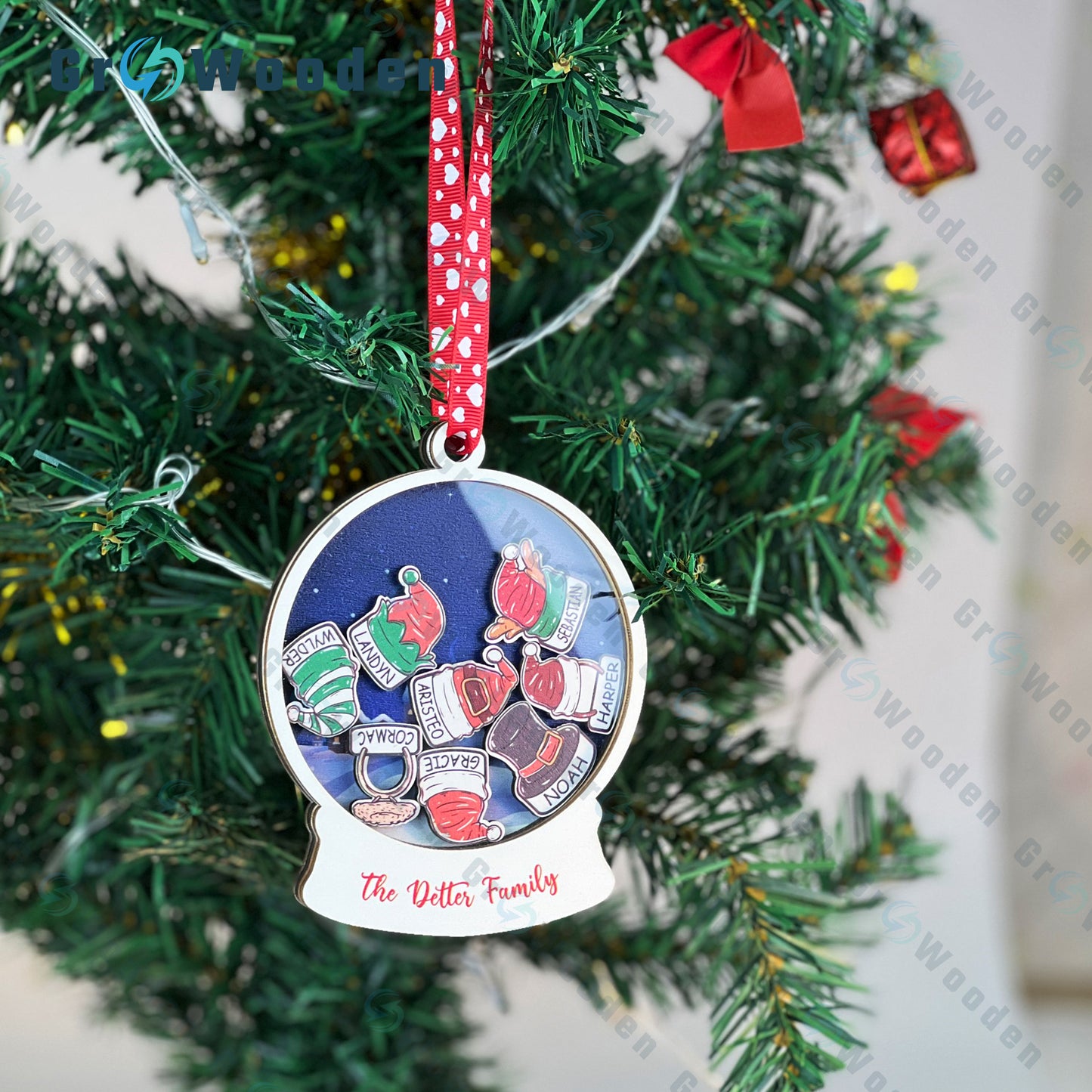 GRW13 Family Member Christmas Ornament