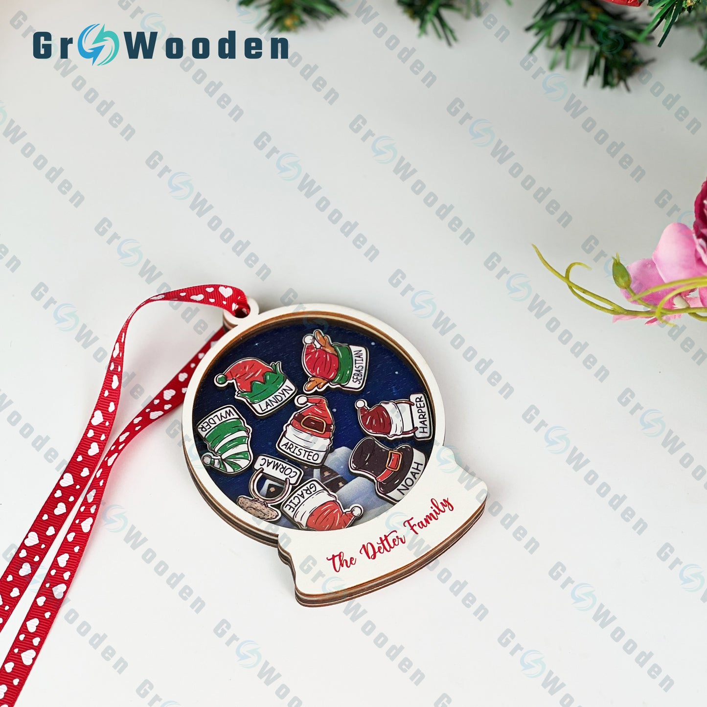 GRW13 Family Member Christmas Ornament