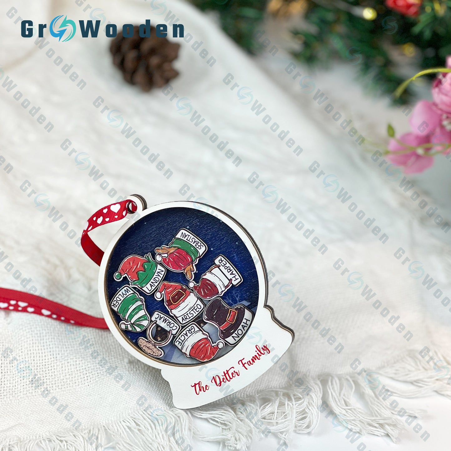 GRW13 Family Member Christmas Ornament