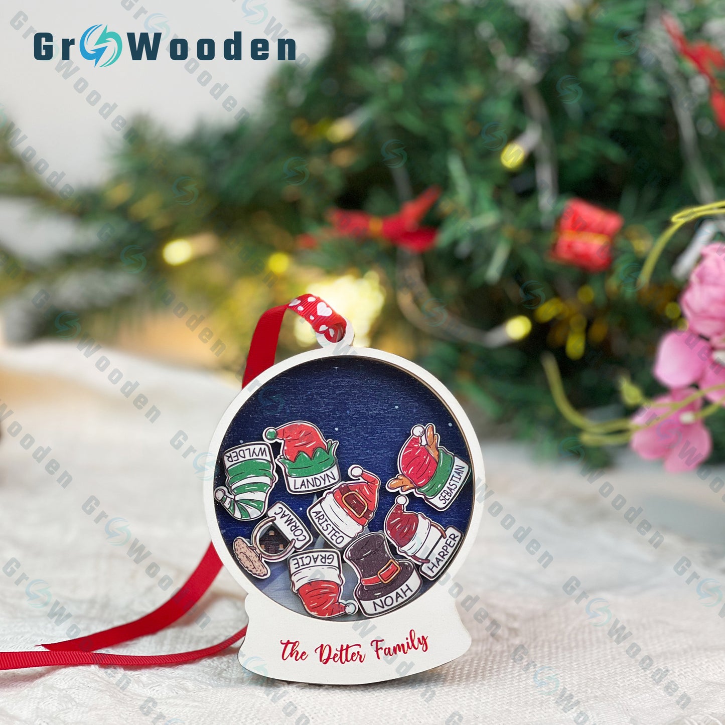 GRW13 Family Member Christmas Ornament