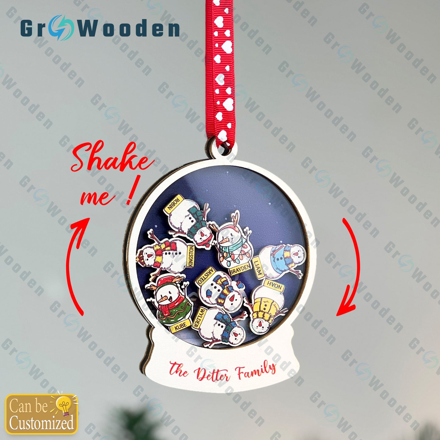 GRW15 Family Member Christmas Ornament