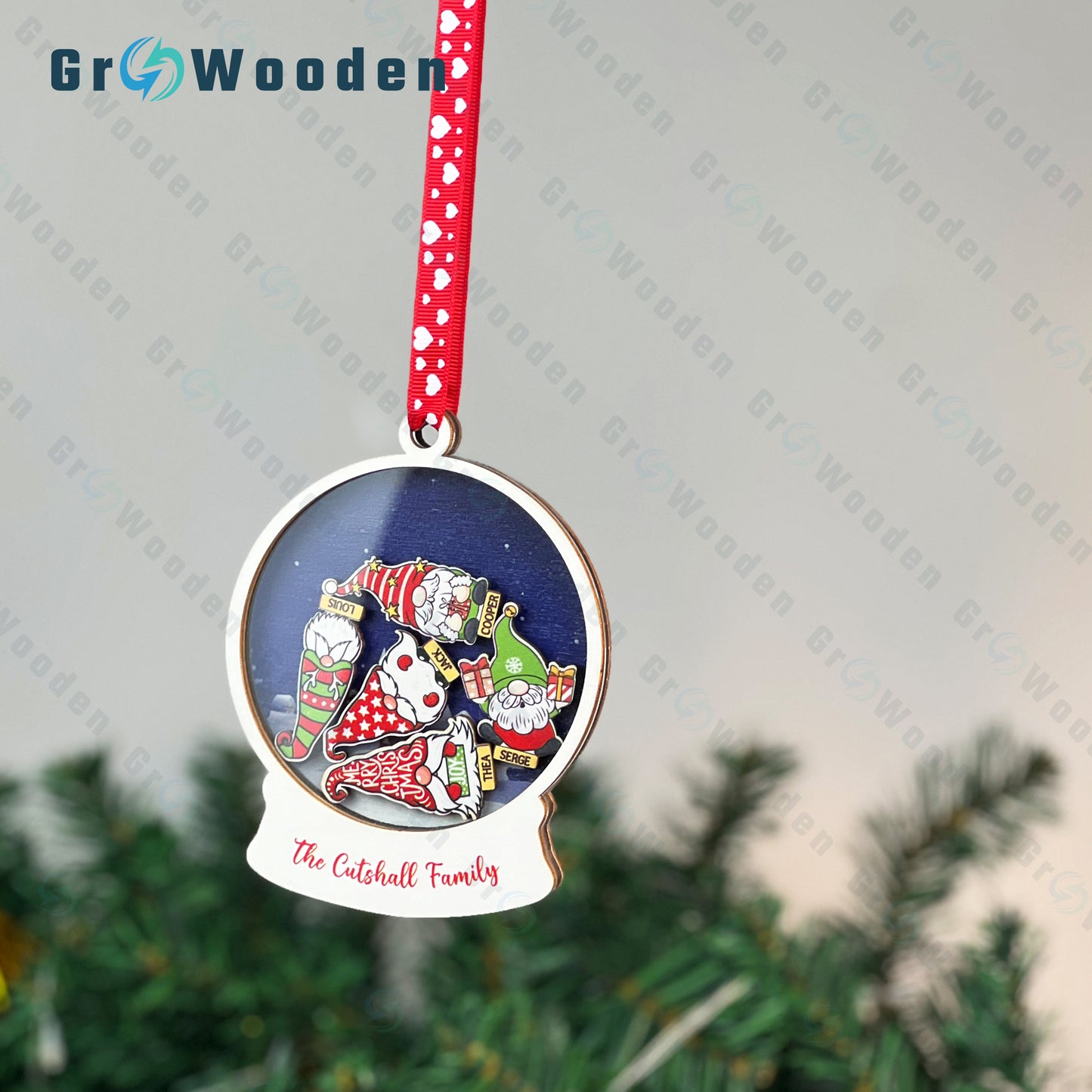 GRW16 Family Member Christmas Ornament