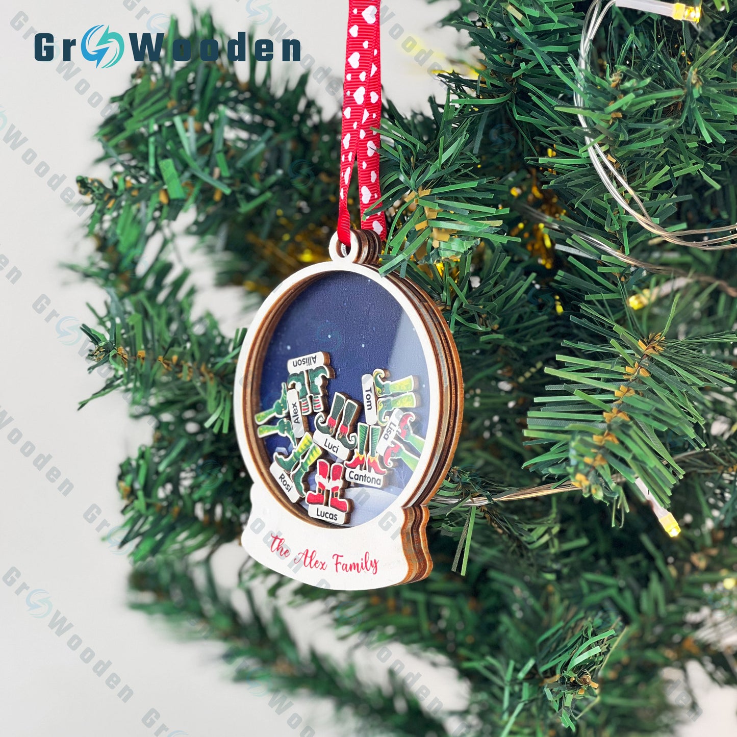 GRW17 Family Member Christmas Ornament