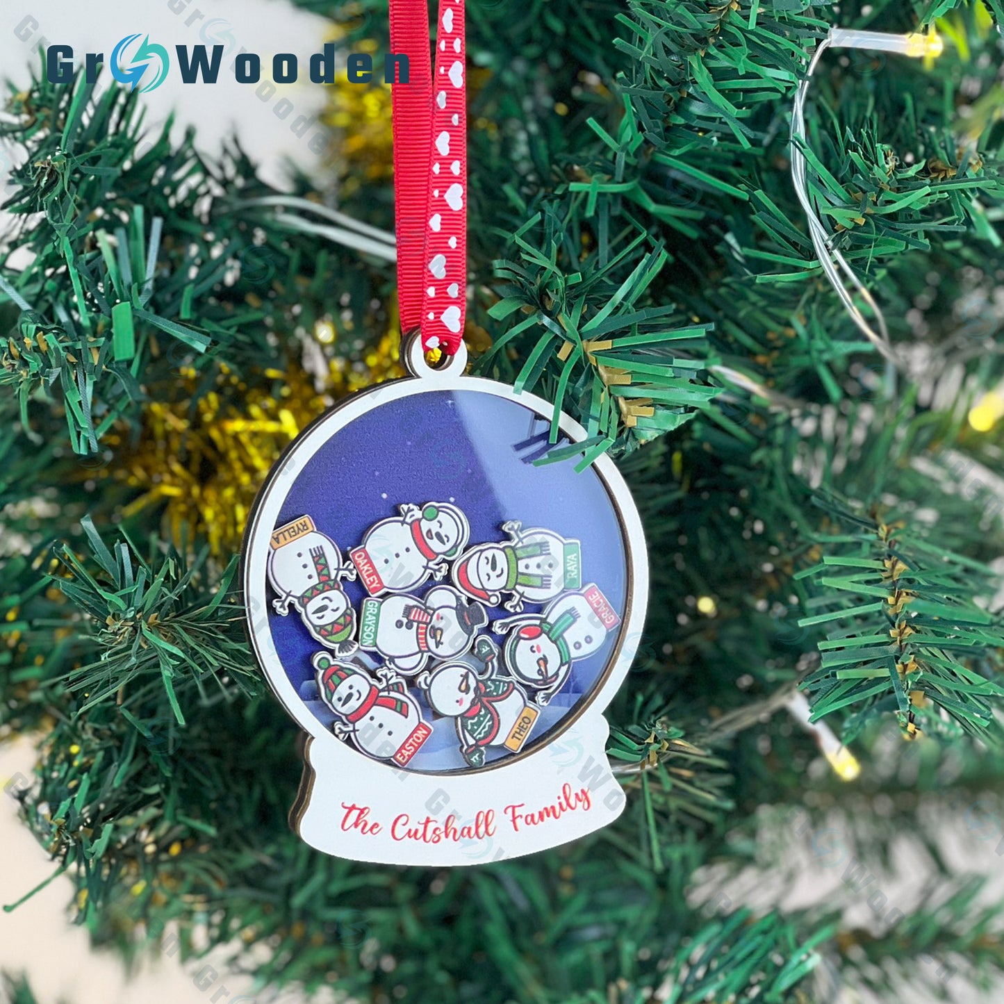 GRW05 Family Member Christmas Ornament