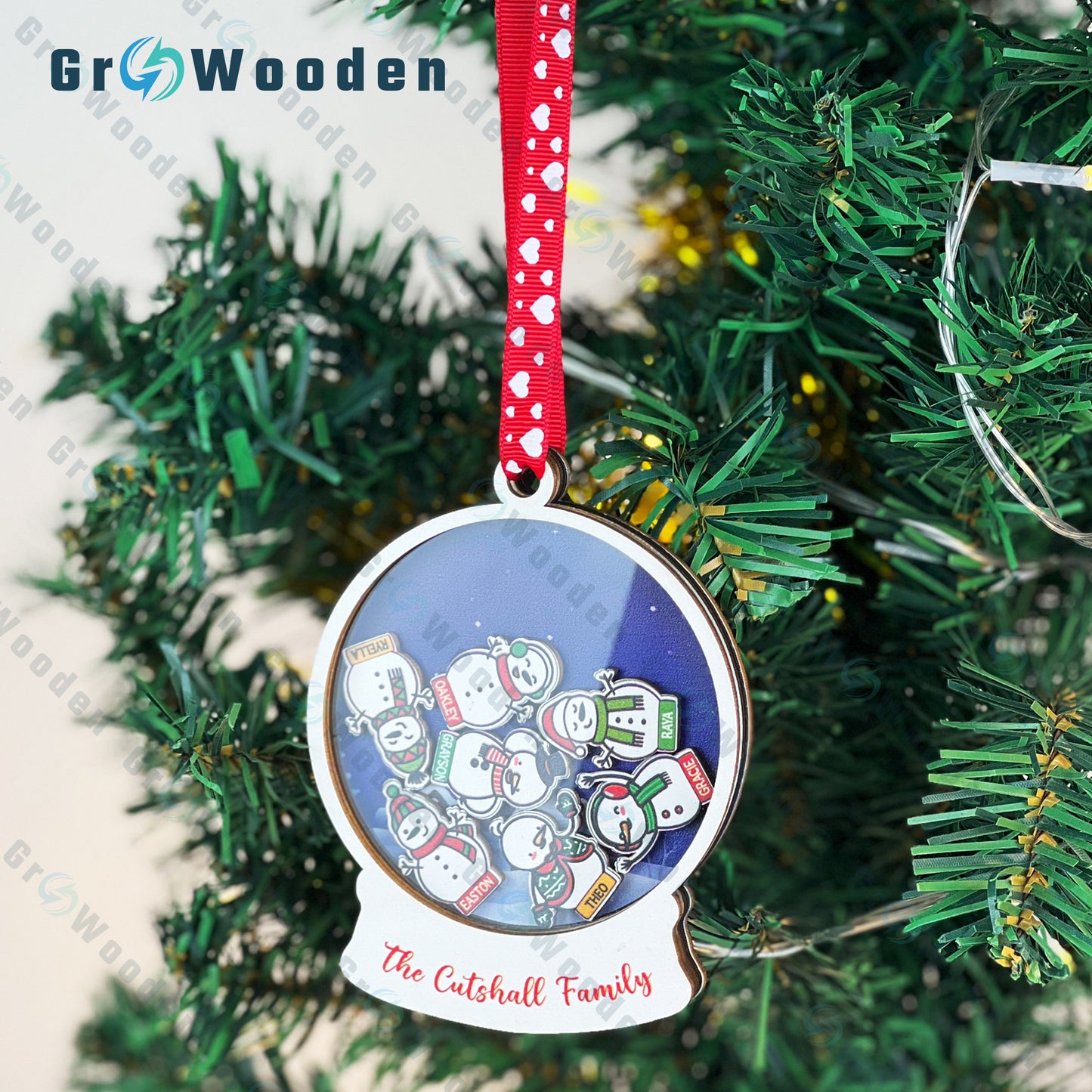 GRW05 Family Member Christmas Ornament