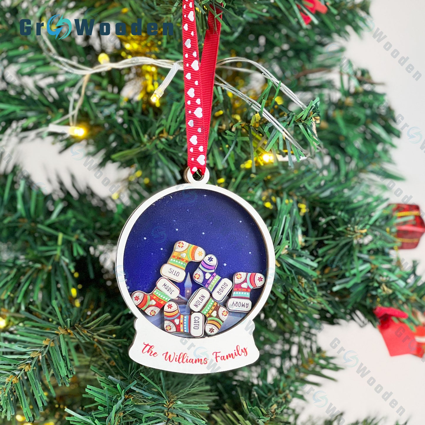 GRW08 Family Member Christmas Ornament