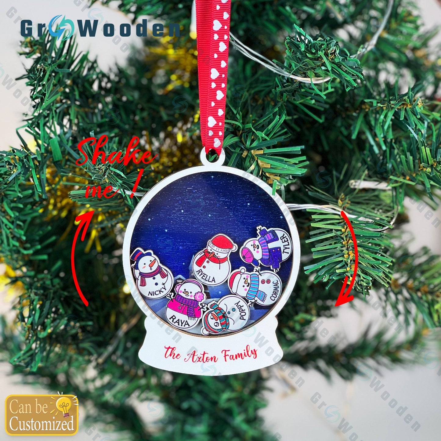 GRW11 Family Member Christmas Ornament