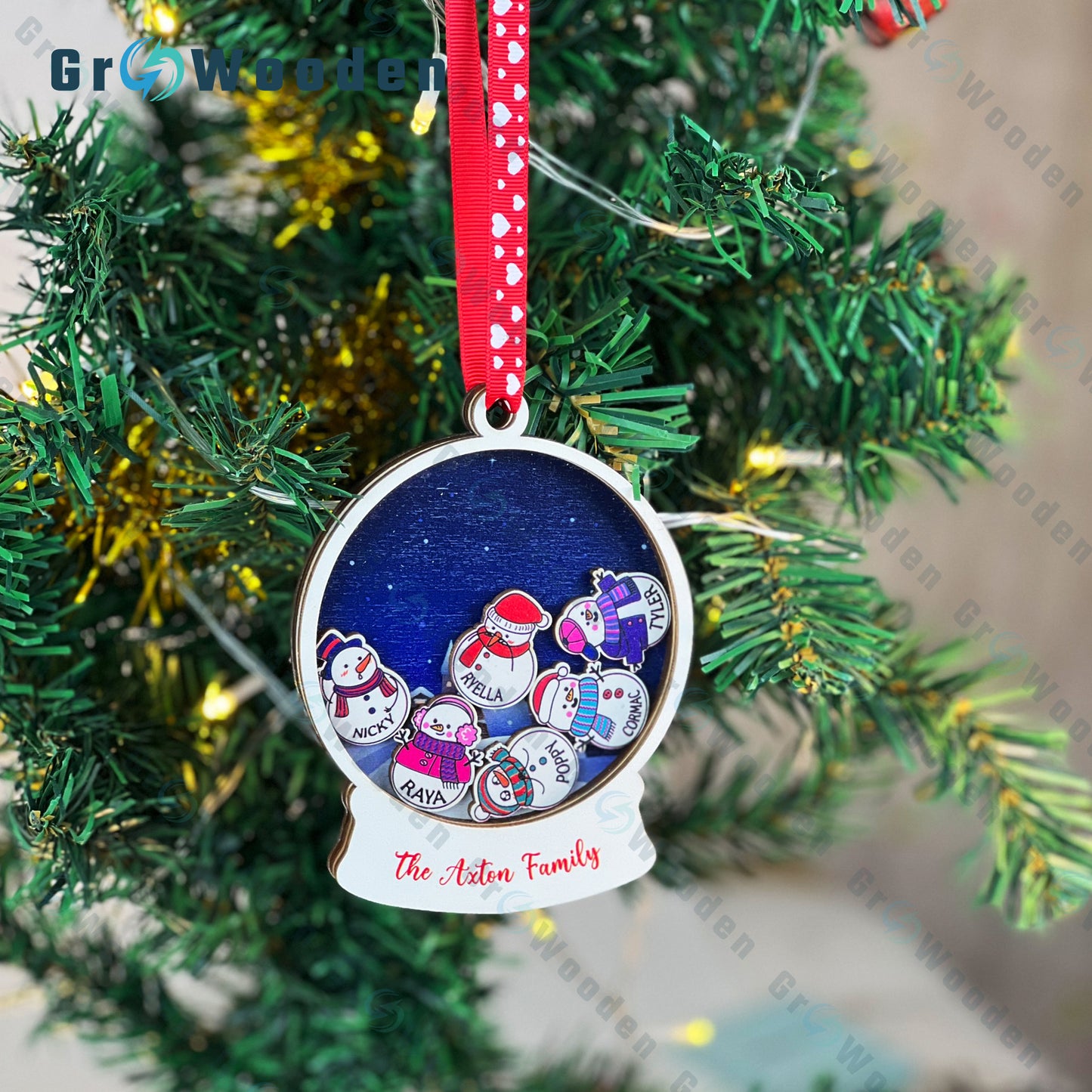 GRW11 Family Member Christmas Ornament