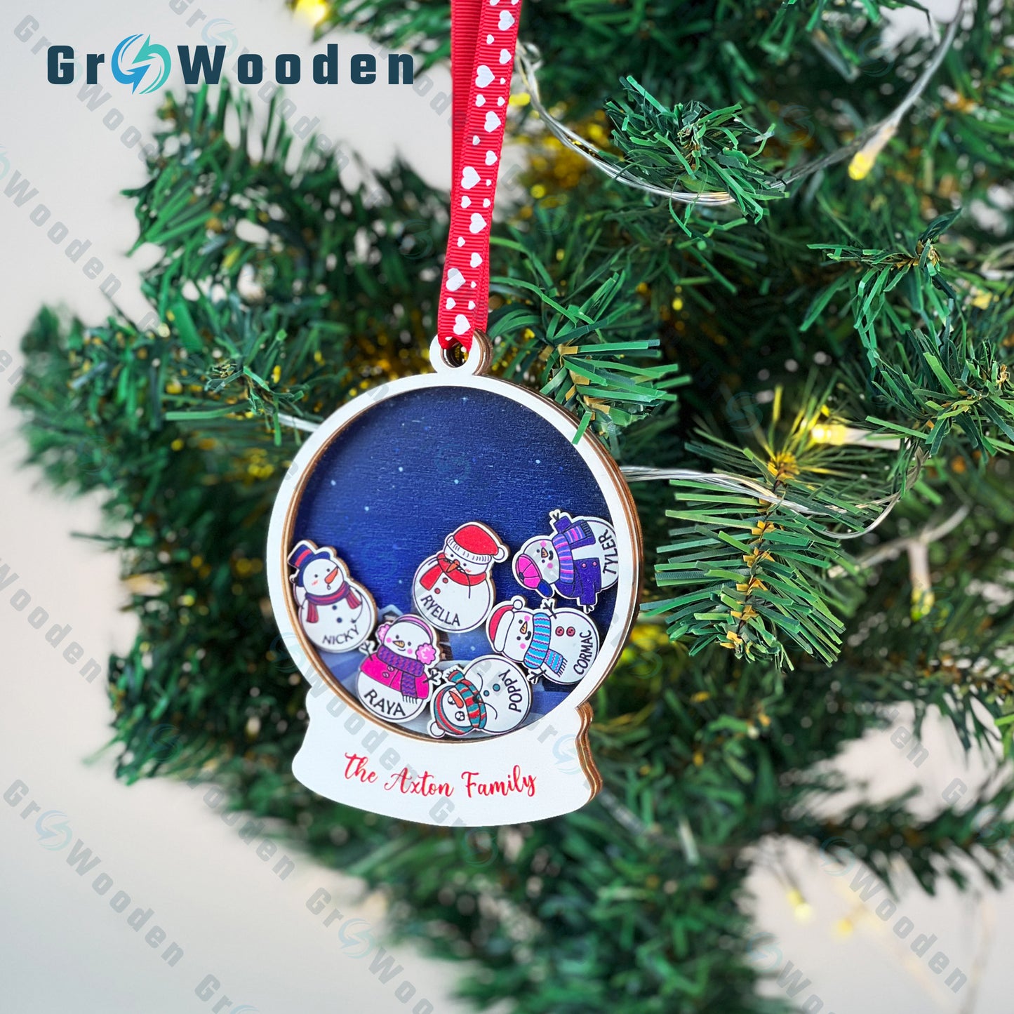 GRW11 Family Member Christmas Ornament