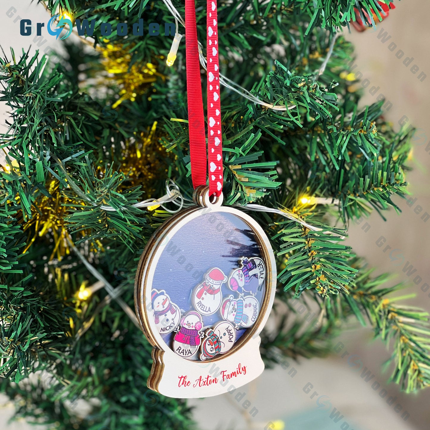 GRW11 Family Member Christmas Ornament