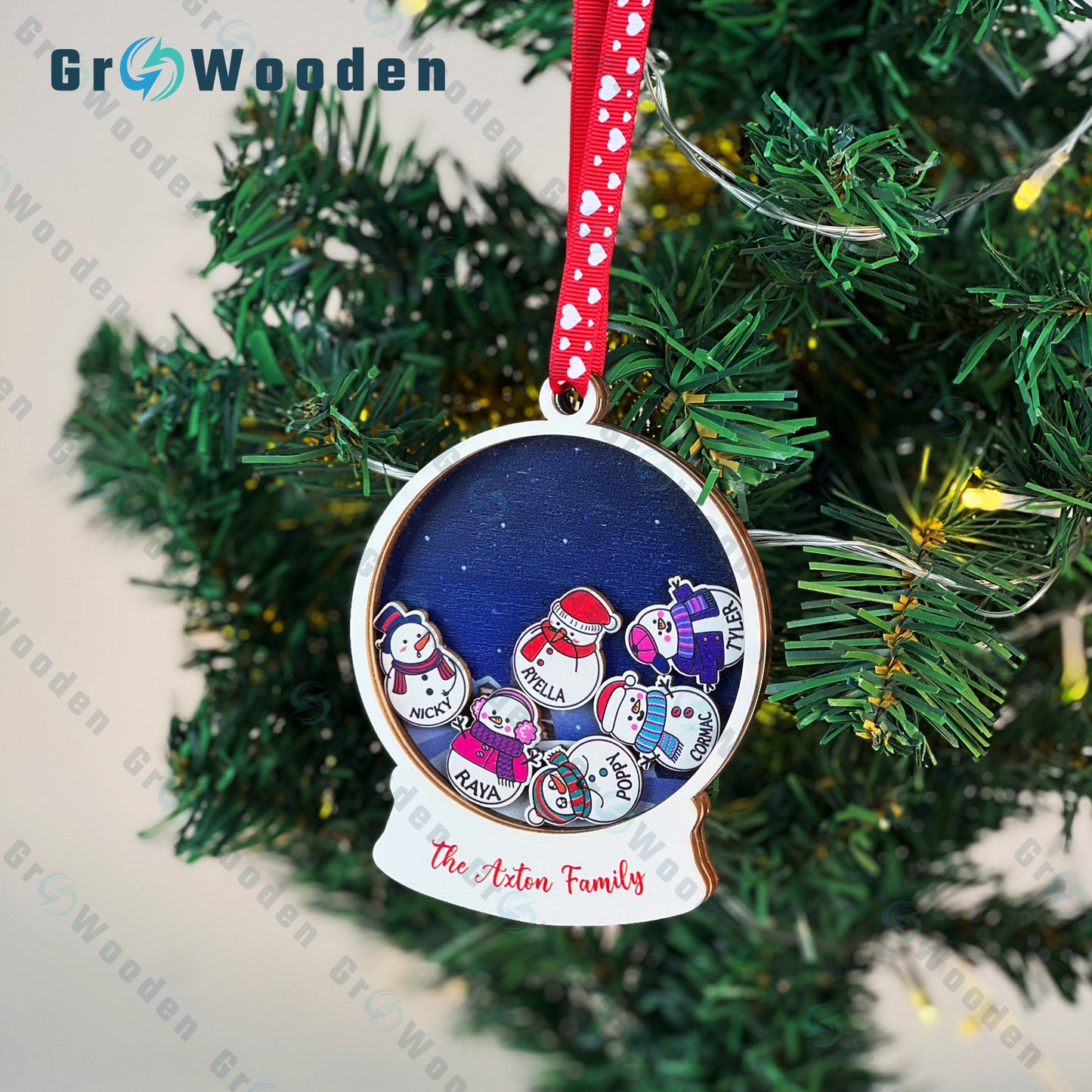 GRW11 Family Member Christmas Ornament