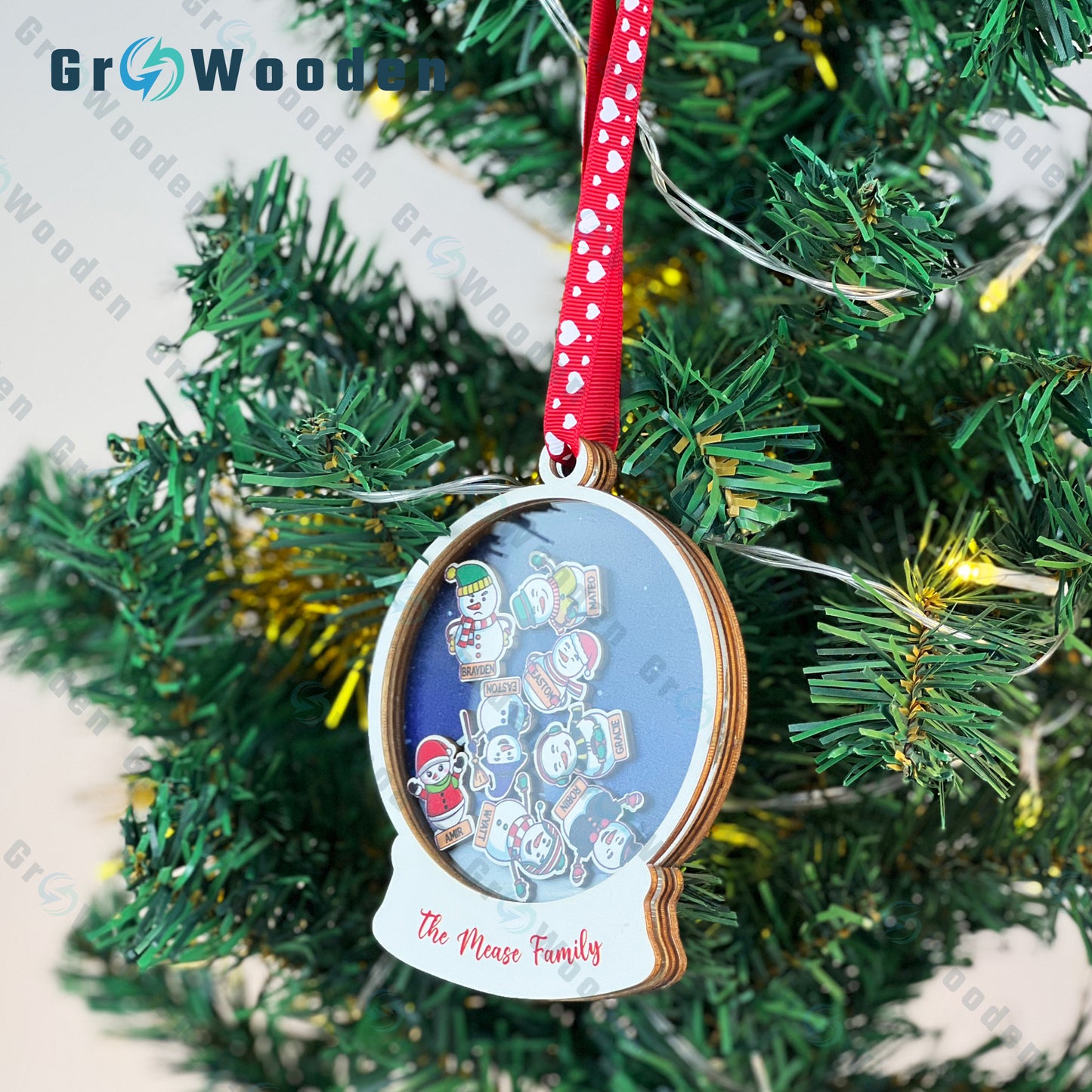 GRW12 Family Member Christmas Ornament