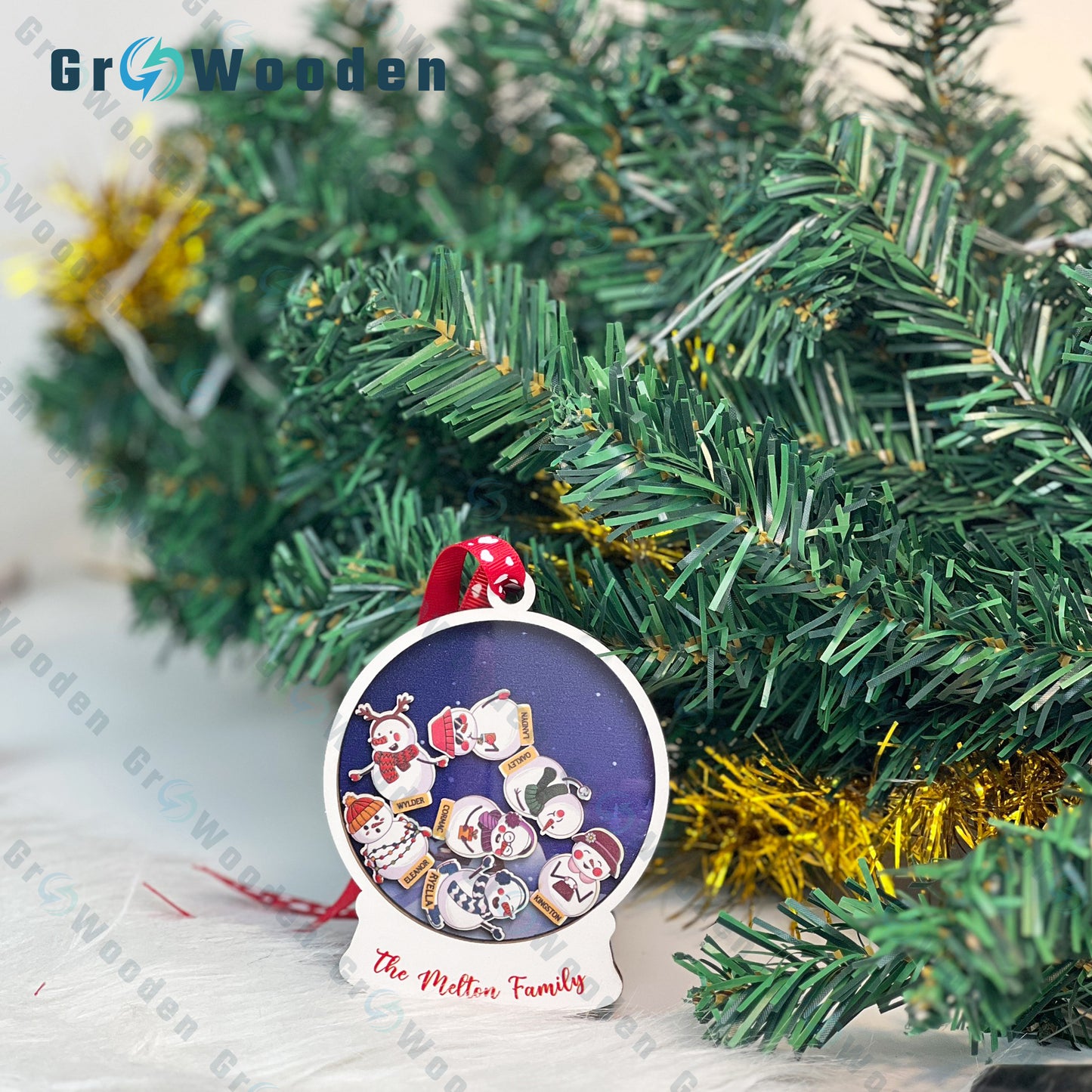 GRW14 Family Member Christmas Ornament