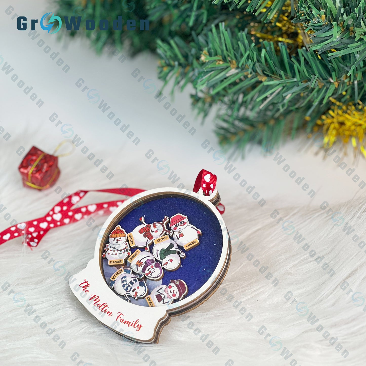 GRW14 Family Member Christmas Ornament