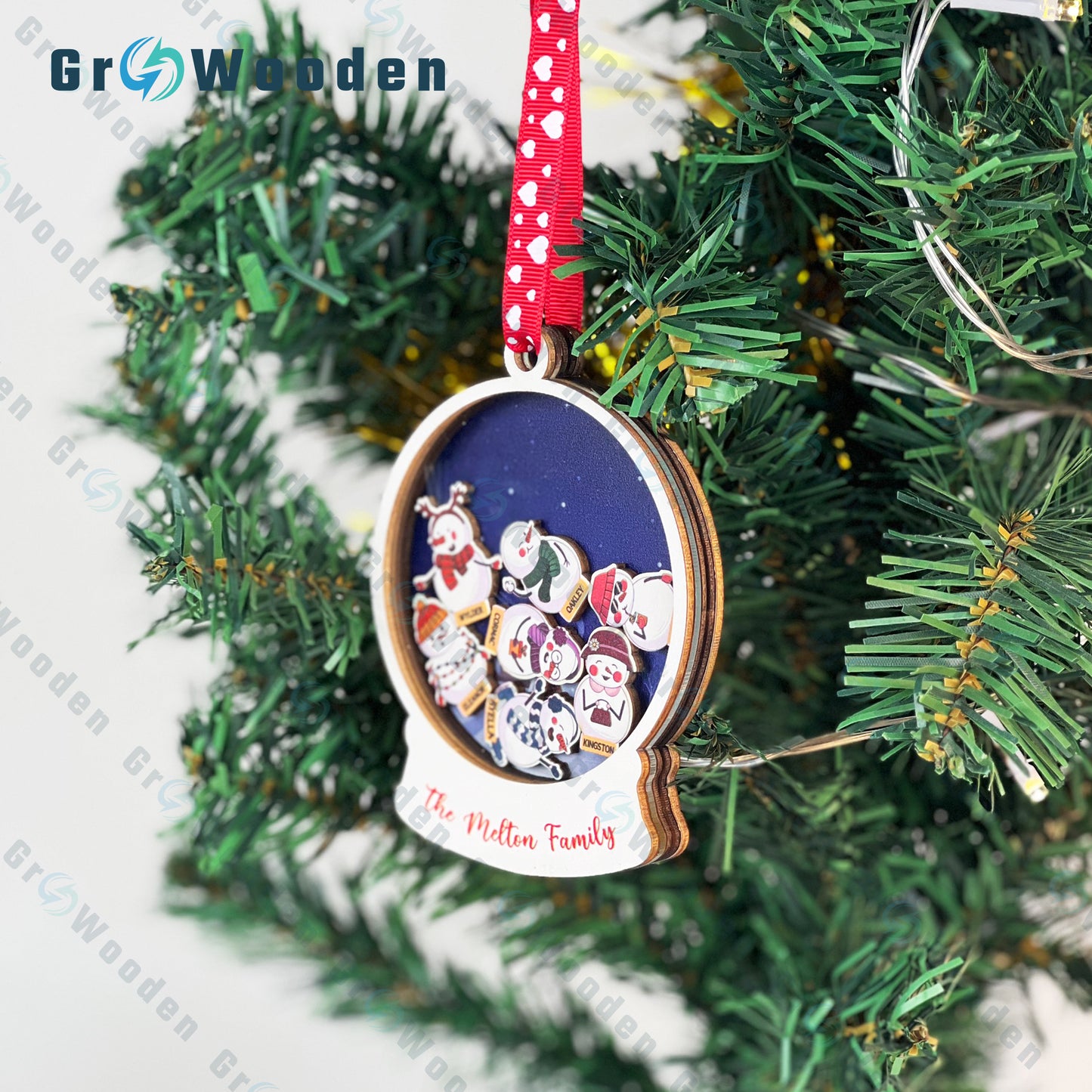 GRW14 Family Member Christmas Ornament