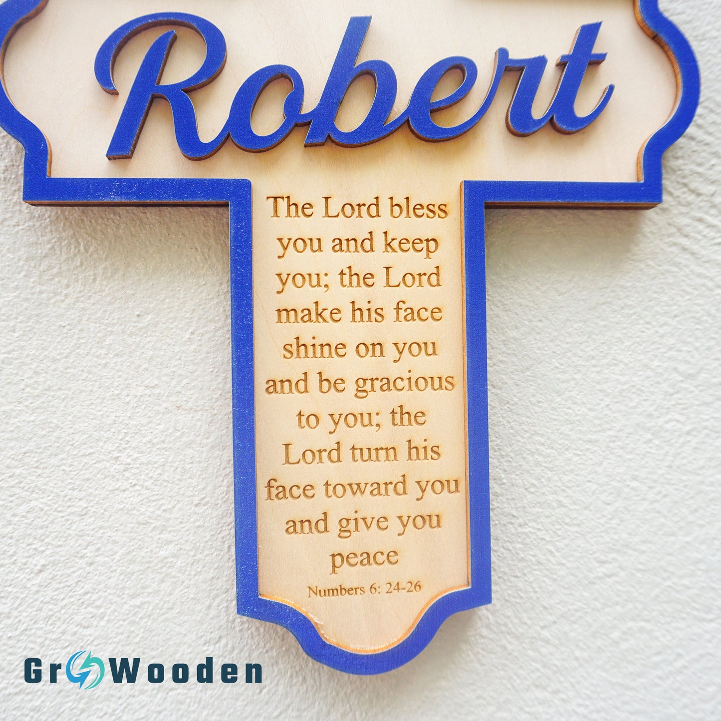 Baptism Cross, Christening Cross, Personalized Wooden Cross For Baptism Gift